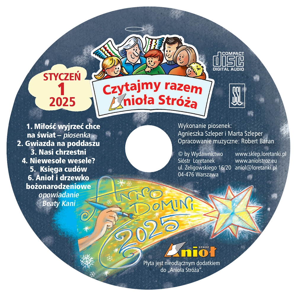 Czytajmy Razem Anioła Stróża Styczeń 2025